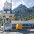 Mobile 120er Betonmischanlage für die Olympischen Spiele in Sotschi installiert